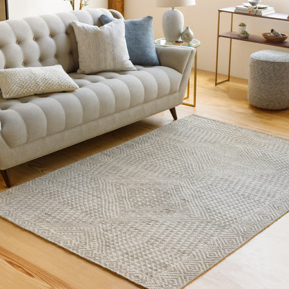 Livorno LVN-2306 2' x 3' Handmade Faux Silk Accent Rug