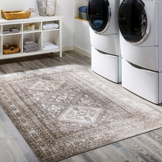Lavadora LVR-2302 5' x 7' Machine Woven Washable Area Rug