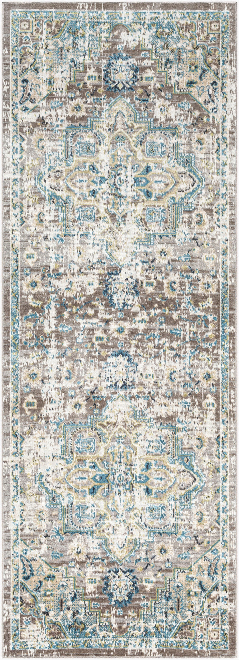 Lavadora LVR-2306 7ft Runner Machine Woven Washable Runner Rug