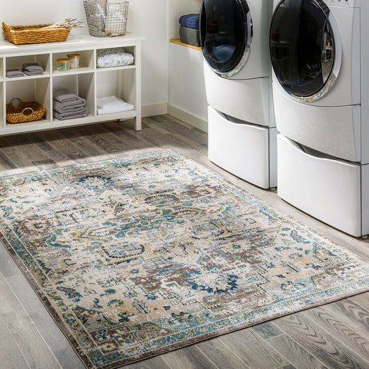 Lavadora LVR-2306 8' x 10' Machine Woven Washable Area Rug