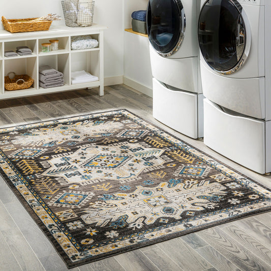 Lavadora LVR-2307 6' x 9' Machine Woven Washable Area Rug