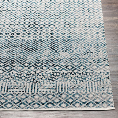Lavadora LVR-2320 6ft Round Machine Woven Washable Area Rug