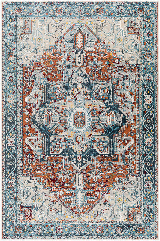 Lavadora LVR-2323 5' x 7' Machine Woven Washable Area Rug