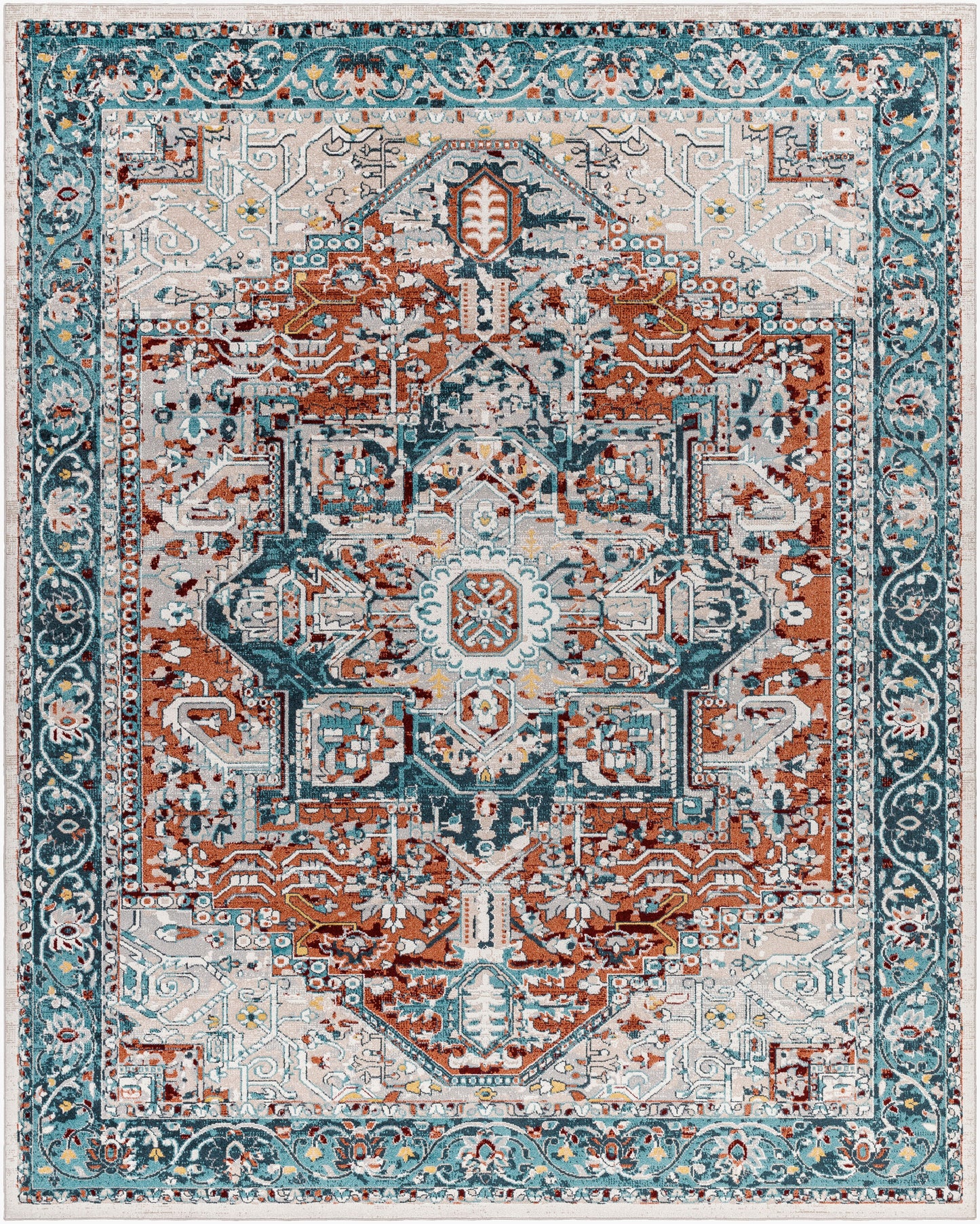Lavadora LVR-2323 8' x 10' Machine Woven Washable Area Rug