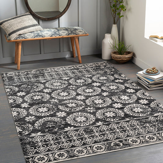 Lavadora LVR-2325 6' x 9' Machine Woven Washable Area Rug