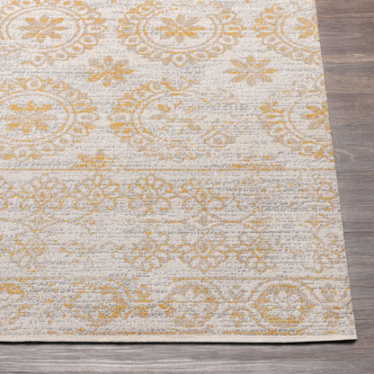 Lavadora LVR-2327 6ft Round Machine Woven Washable Area Rug