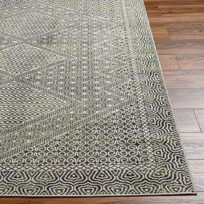 Lavadora LVR-2328 6ft Round Machine Woven Washable Area Rug