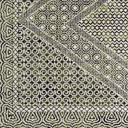 Lavadora LVR-2328 6ft Round Machine Woven Washable Area Rug