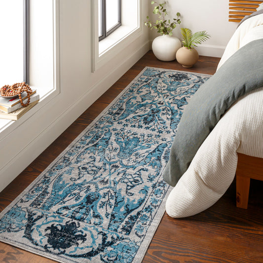 Lavadora LVR-2333 7ft Runner Machine Woven Washable Runner Rug