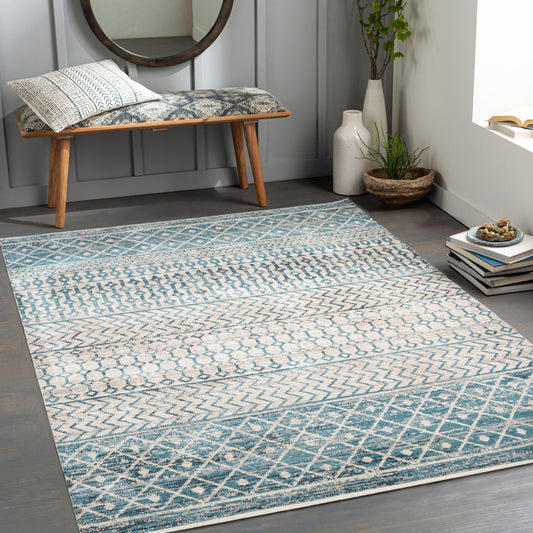 Lavadora LVR-2334 5' x 7' Machine Woven Washable Area Rug