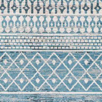 Lavadora LVR-2335 6ft Round Machine Woven Washable Area Rug