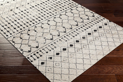 Lavadora LVR-2336 6ft Round Machine Woven Washable Area Rug