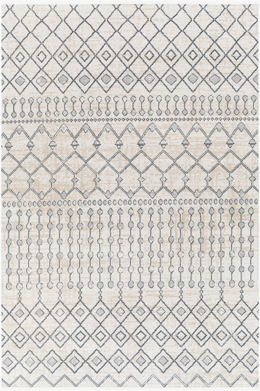 Lavadora LVR-2339 6' x 9' Machine Woven Washable Area Rug