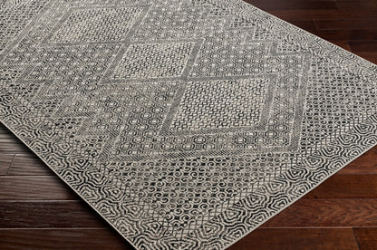 Lavadora LVR-2341 6ft Round Machine Woven Washable Area Rug