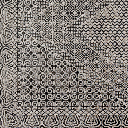Lavadora LVR-2341 6ft Round Machine Woven Washable Area Rug