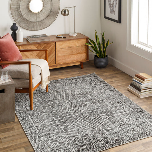 Lavadora LVR-2342 9' x 12' Machine Woven Washable Area Rug