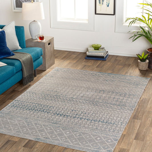 Lavadora LVR-2345 5' x 7' Machine Woven Washable Area Rug
