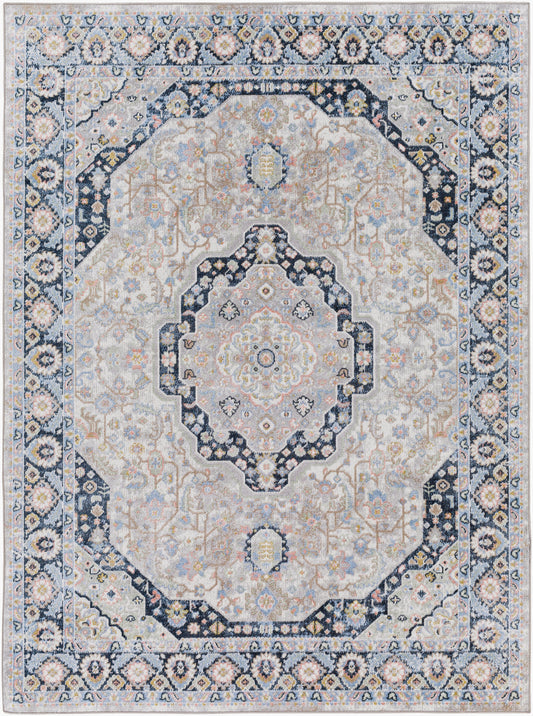 Lavadora LVR-2352 5' x 7' Machine Woven Washable Area Rug
