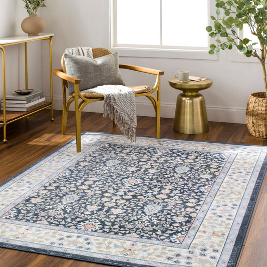 Lavadora LVR-2354 5' x 7' Machine Woven Washable Area Rug