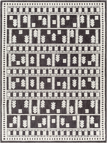 Lyna LYA-2300 5' x 7' Machine Woven Washable Area Rug