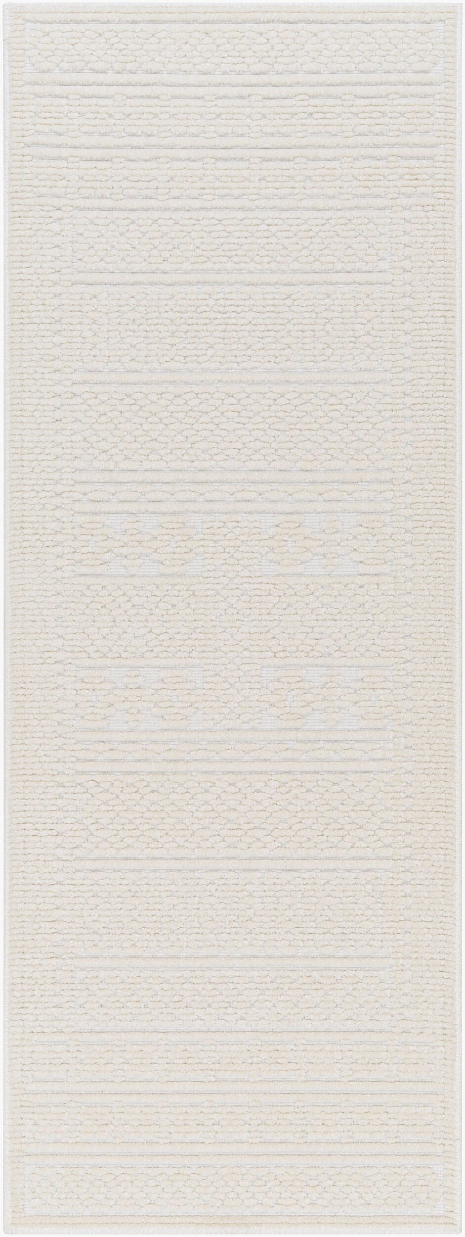 Lyna LYA-2301 7ft Runner Machine Woven Washable Runner Rug