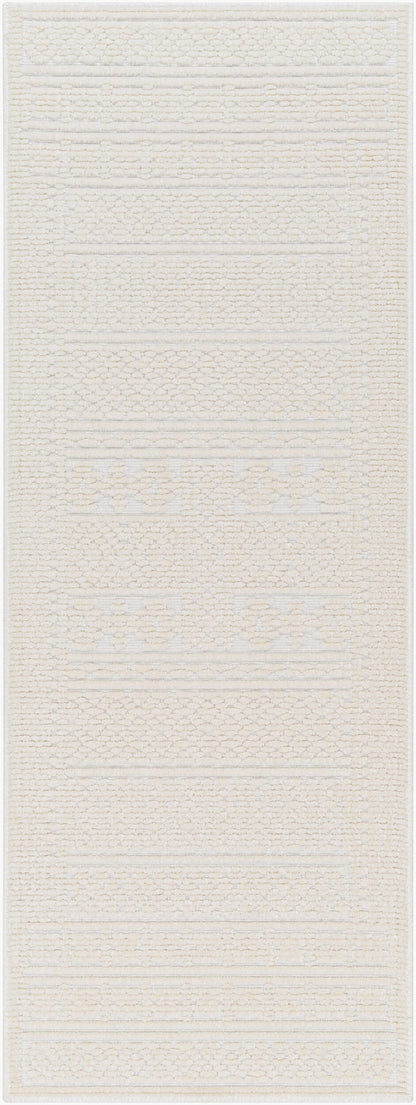 Lyna LYA-2301 7ft Runner Machine Woven Washable Runner Rug