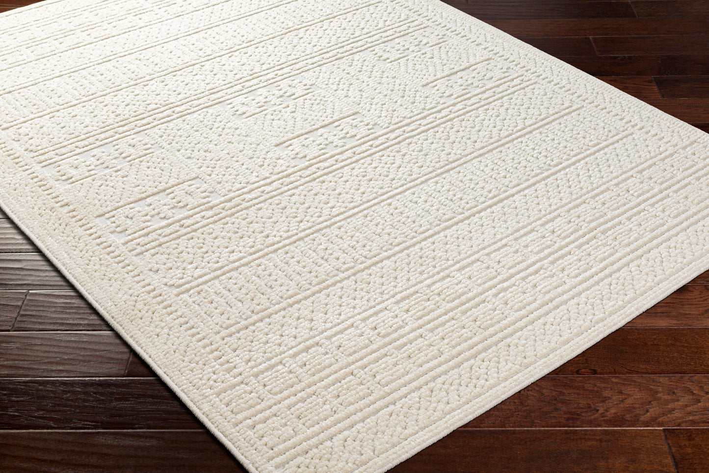 Lyna LYA-2301 2' x 3' Machine Woven Washable Accent Rug