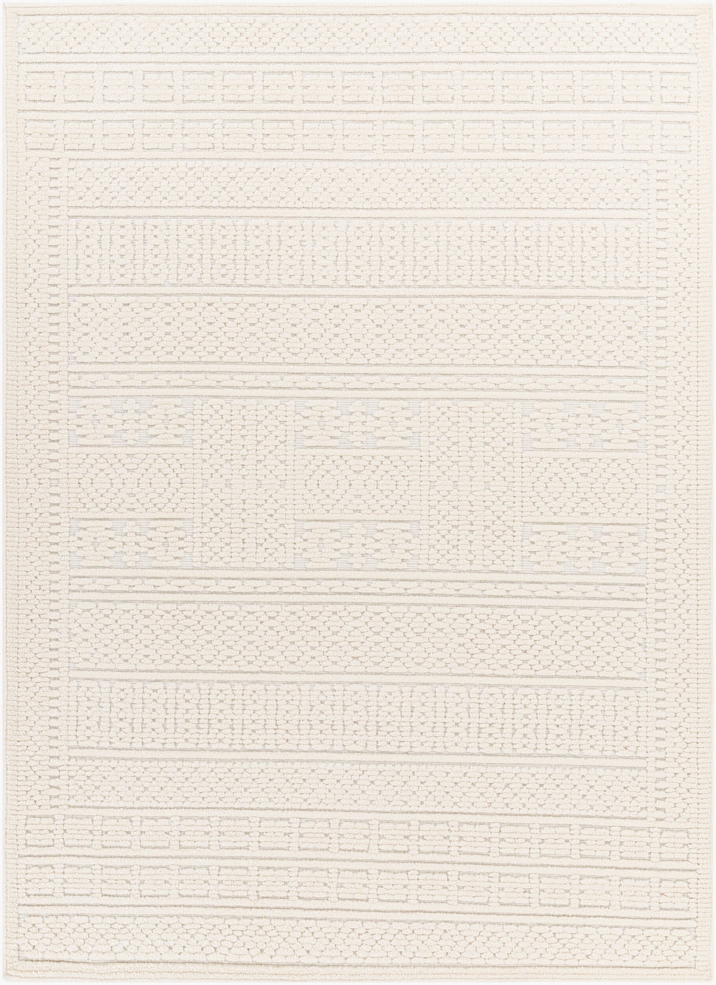 Lyna LYA-2301 5' x 7' Machine Woven Washable Area Rug