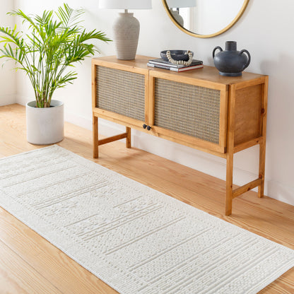Lyna LYA-2301 7ft Runner Machine Woven Washable Runner Rug