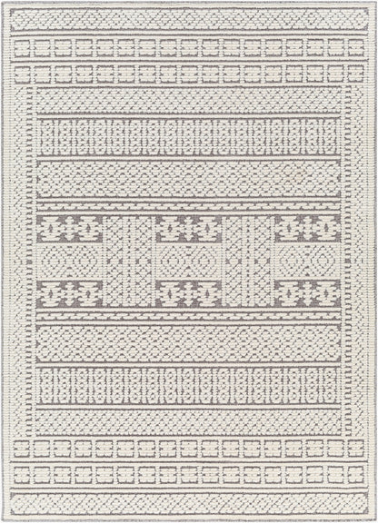 Lyna LYA-2302 5' x 7' Machine Woven Washable Area Rug