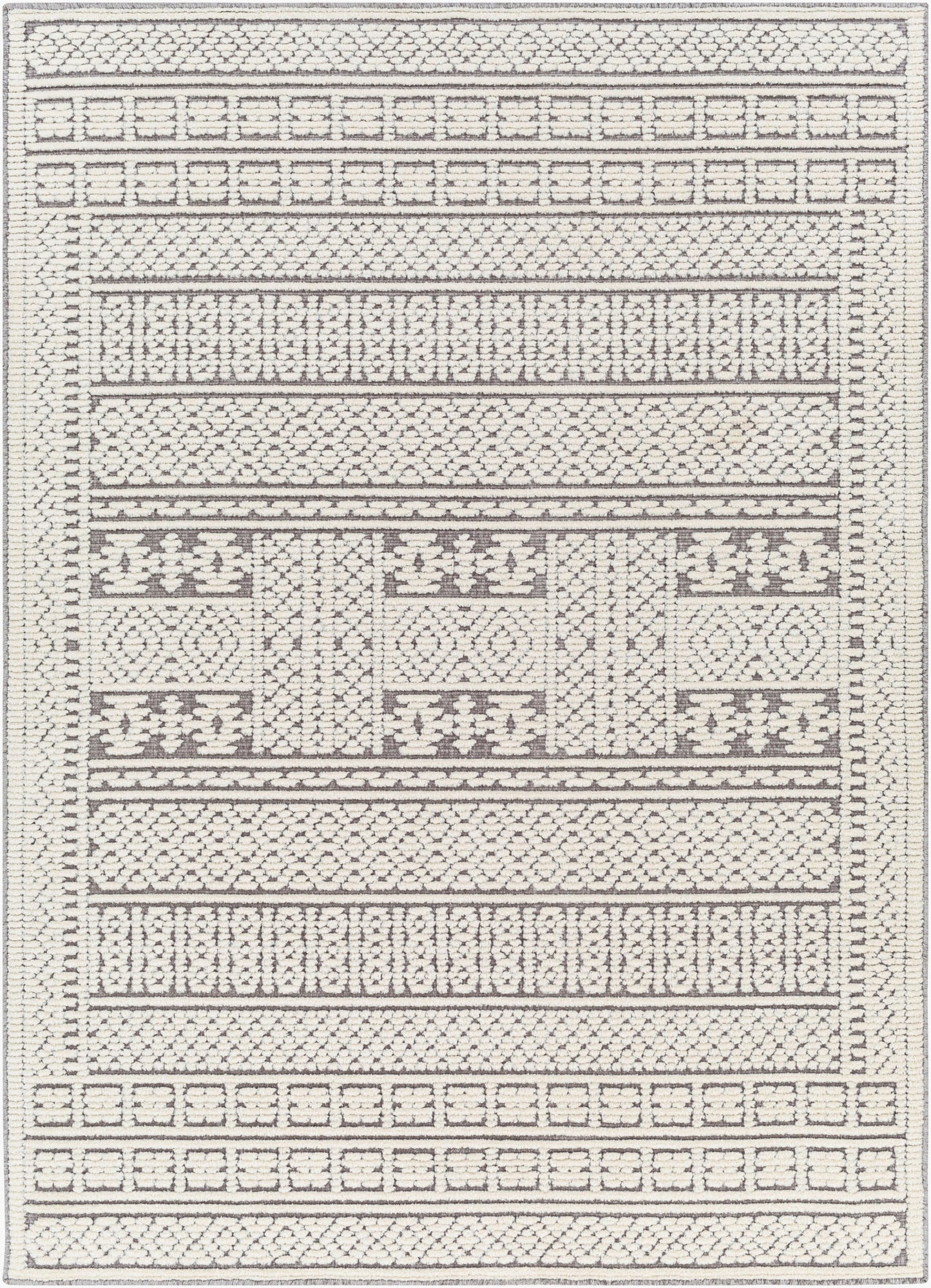 Lyna LYA-2302 Alfombra tejida a máquina lavable de 8' x 10'