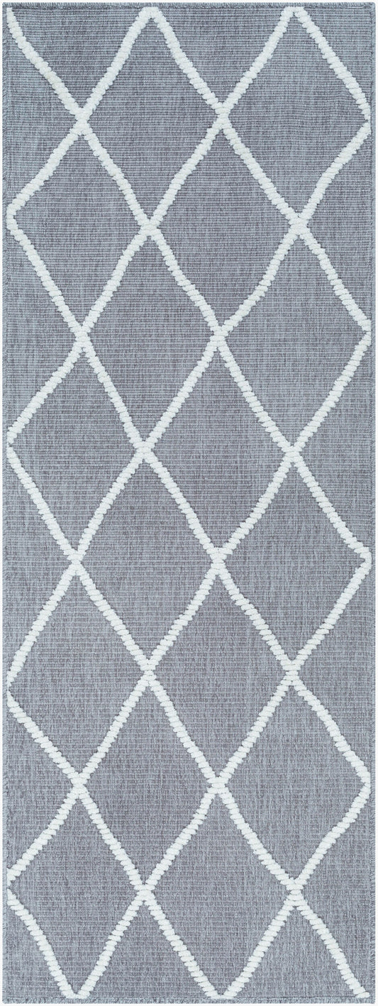 Lyna LYA-2304 7ft Runner Machine Woven Washable Runner Rug