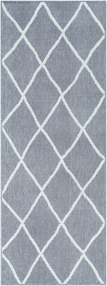 Lyna LYA-2304 7ft Runner Machine Woven Washable Runner Rug