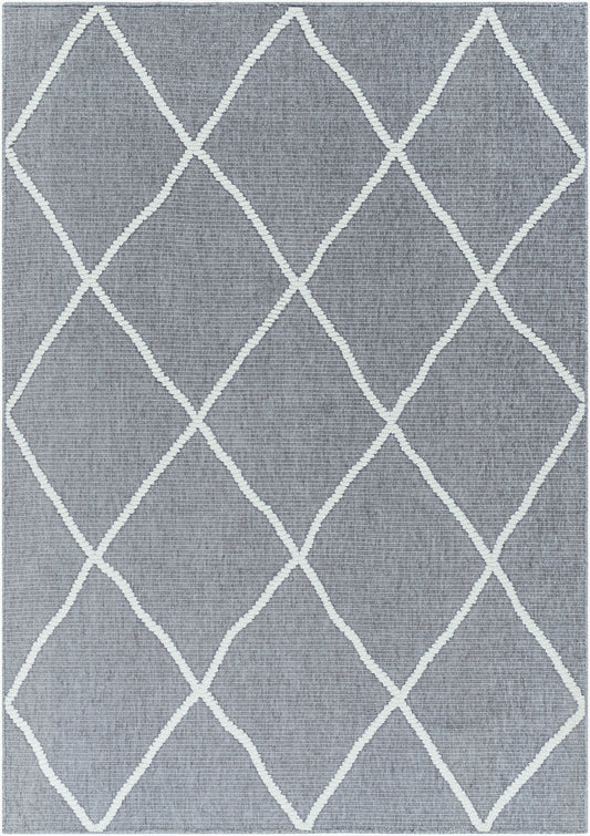 Lyna LYA-2304 5' x 7' Machine Woven Washable Area Rug