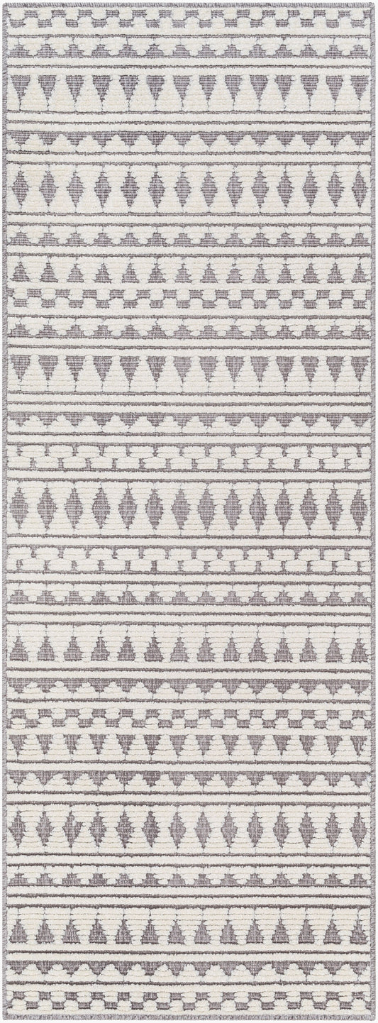 Lyna LYA-2305 7ft Runner Machine Woven Washable Runner Rug