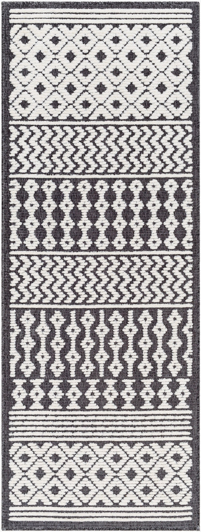 Lyna LYA-2310 7ft Runner Machine Woven Washable Runner Rug