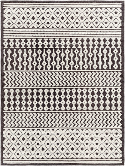Lyna LYA-2310 5' x 7' Machine Woven Washable Area Rug