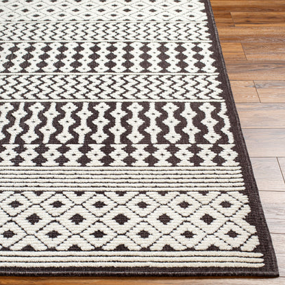 Lyna LYA-2310 5' x 7' Machine Woven Washable Area Rug