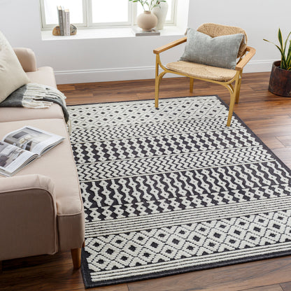 Lyna LYA-2310 2' x 3' Machine Woven Washable Accent Rug