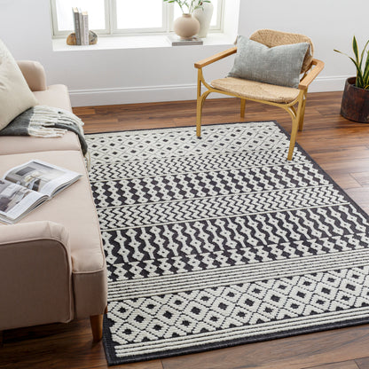 Lyna LYA-2310 5' x 7' Machine Woven Washable Area Rug