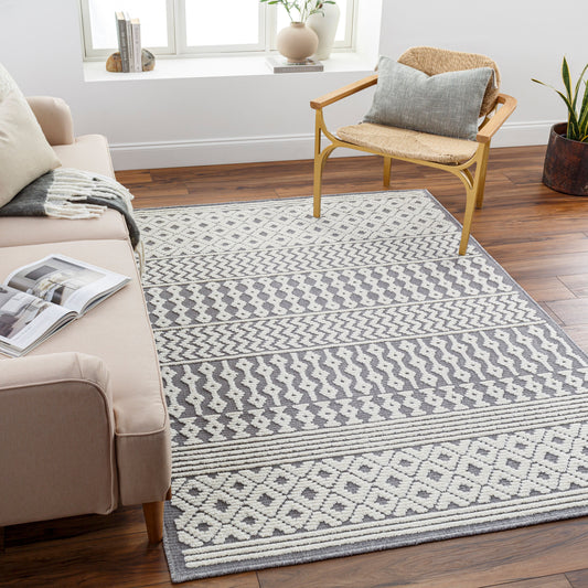 Lyna LYA-2311 3' x 5' Machine Woven Washable Accent Rug