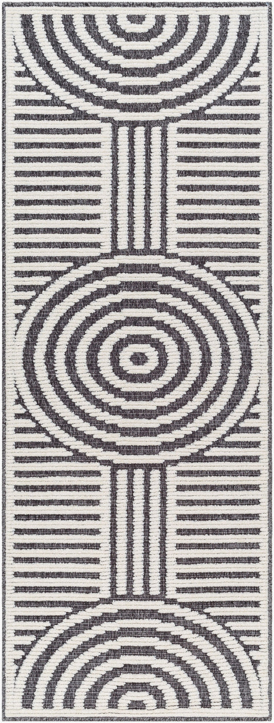 Lyna LYA-2313 7ft Runner Machine Woven Washable Runner Rug