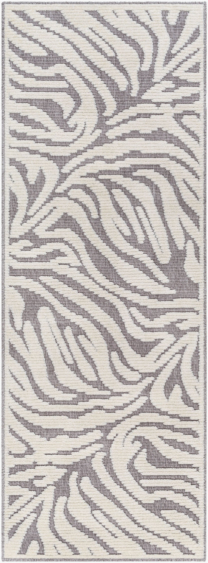 Lyna LYA-2317 7ft Runner Machine Woven Washable Runner Rug