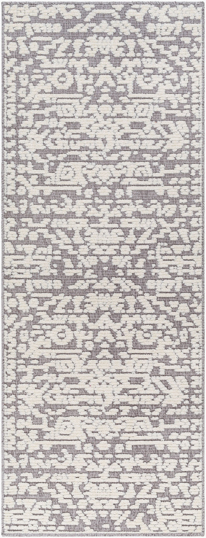 Lyna LYA-2319 7ft Runner Machine Woven Washable Runner Rug