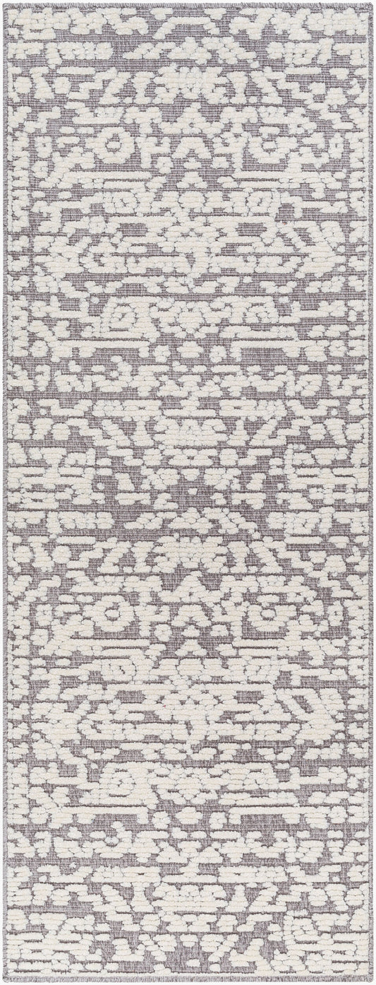 Lyna LYA-2319 7ft Runner Machine Woven Washable Runner Rug