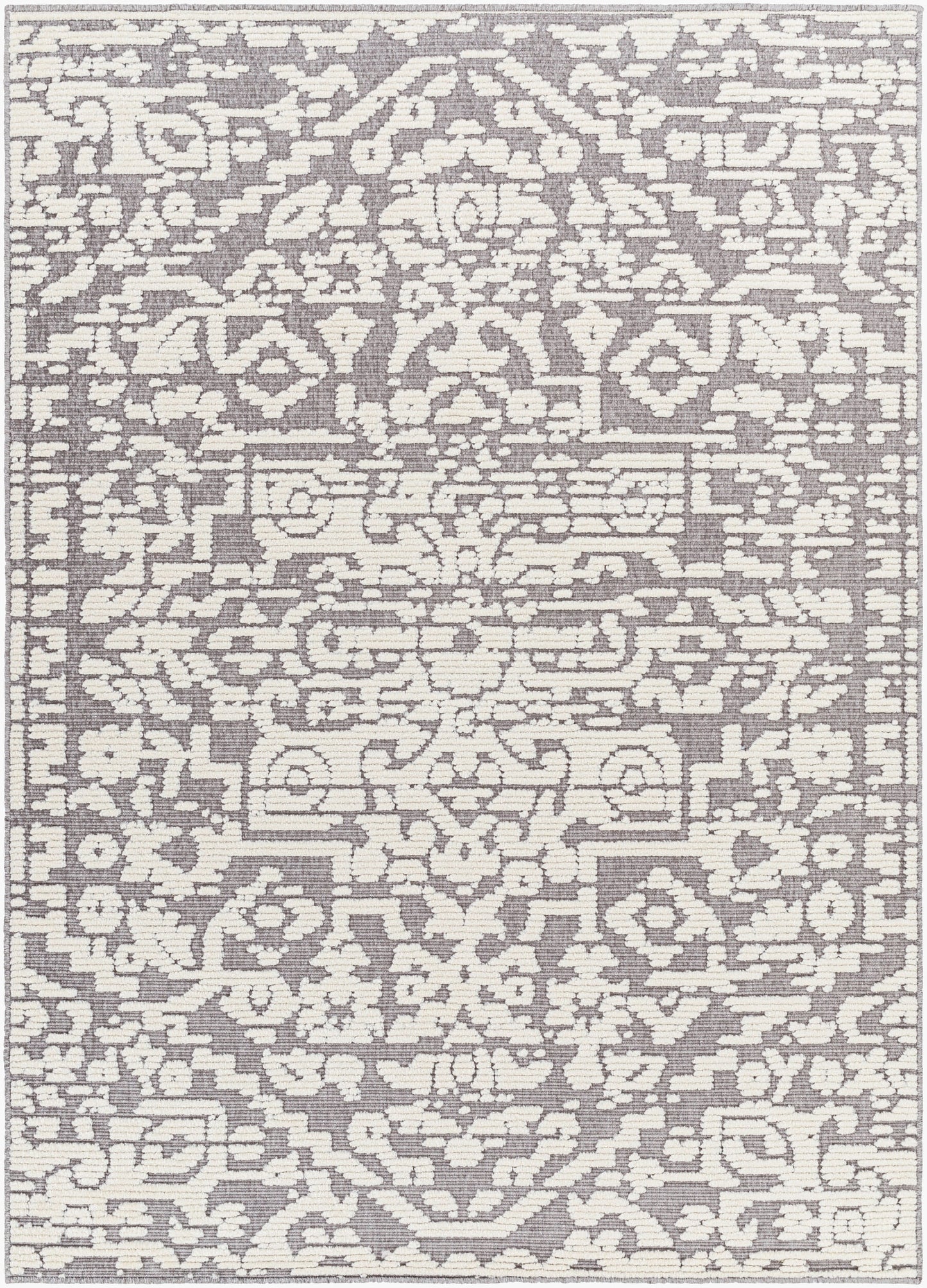 Lyna LYA-2319 5' x 7' Machine Woven Washable Area Rug