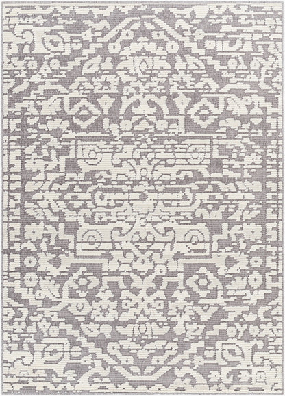 Lyna LYA-2319 5' x 7' Machine Woven Washable Area Rug
