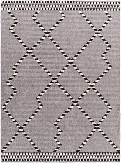 Lyna LYA-2320 3' x 5' Machine Woven Washable Accent Rug