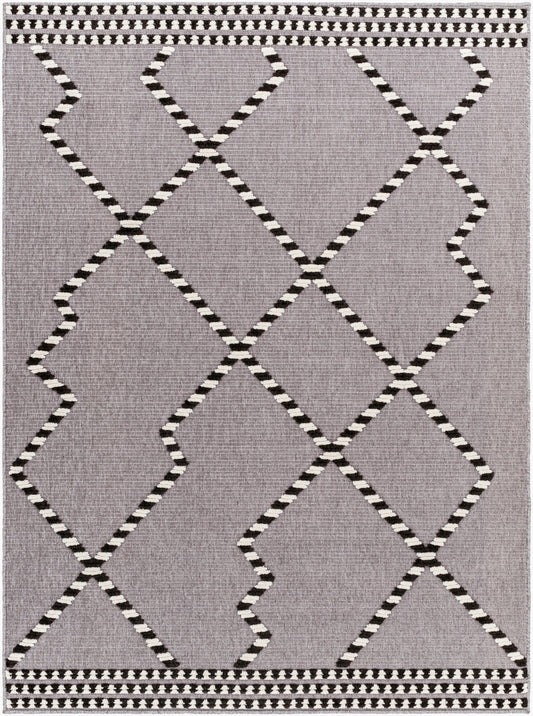 Lyna LYA-2320 3' x 5' Machine Woven Washable Accent Rug