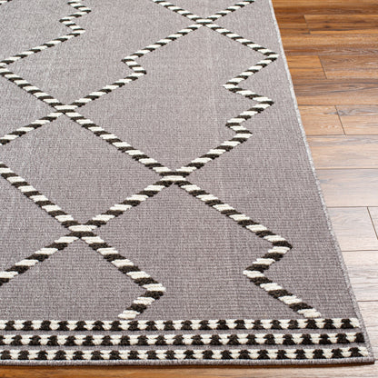 Lyna LYA-2320 3' x 5' Machine Woven Washable Accent Rug